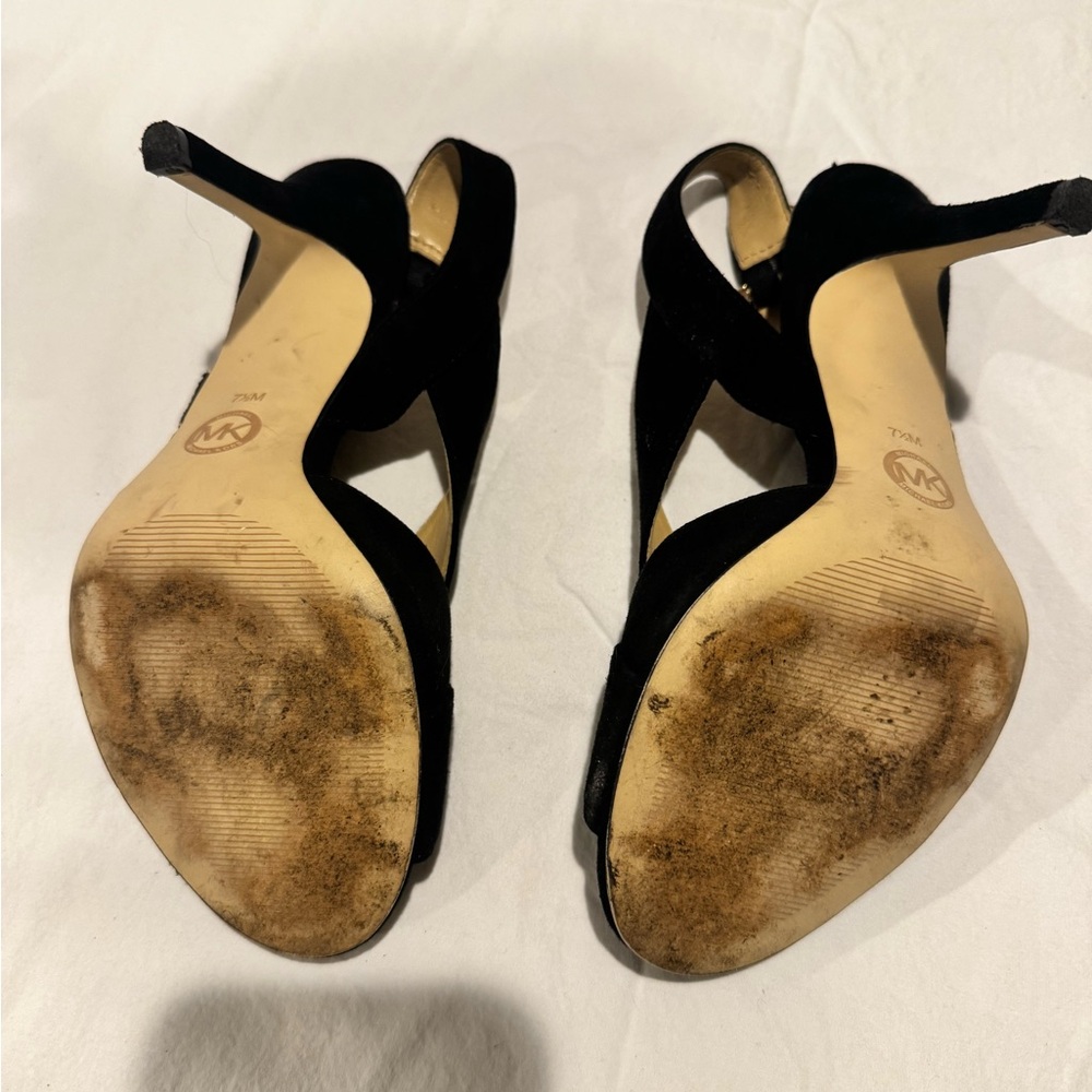 Michael Kors Black Strappy Heels - Picture 7 of 8